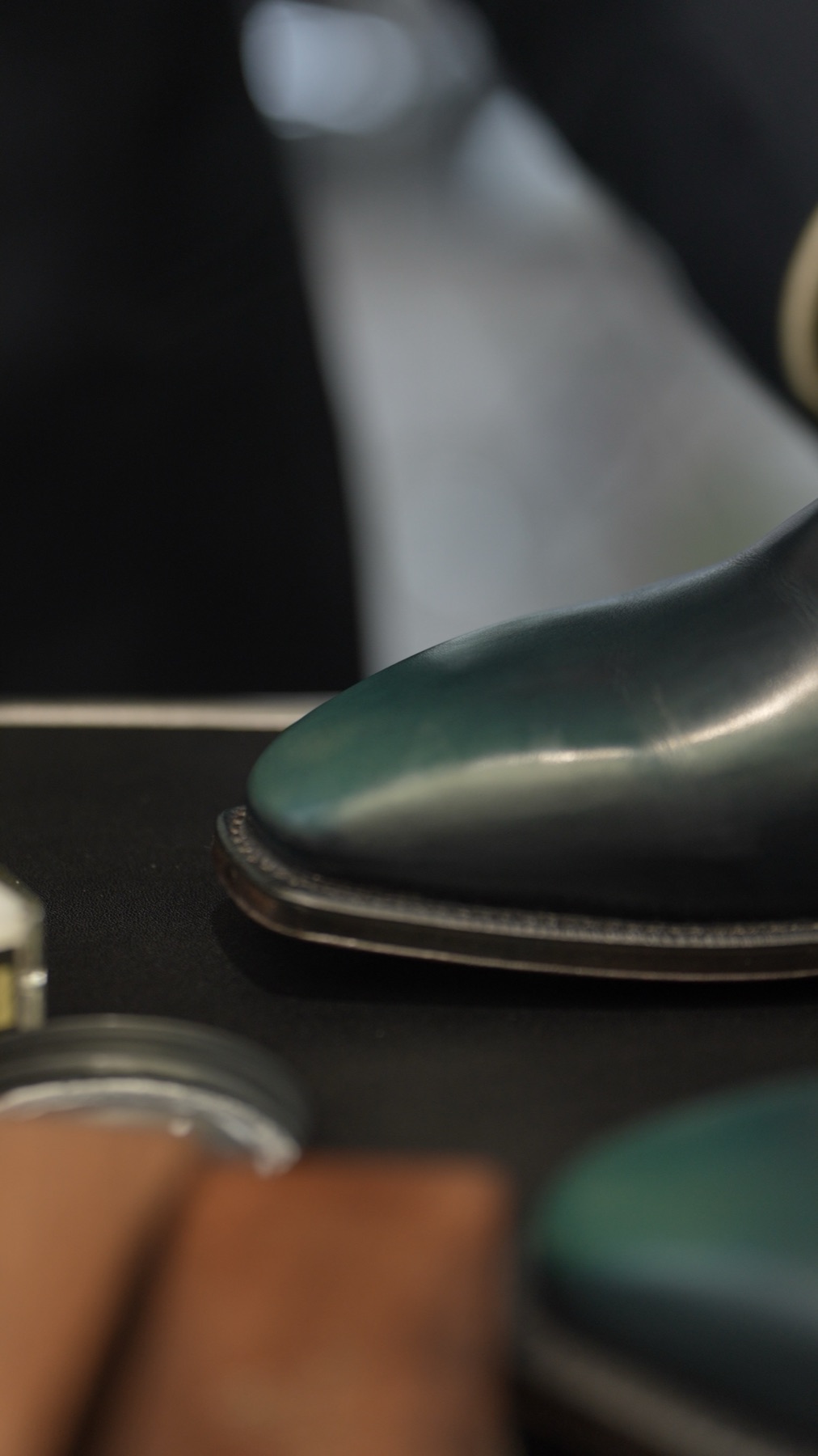 Corthay Casanova in Midori green patina