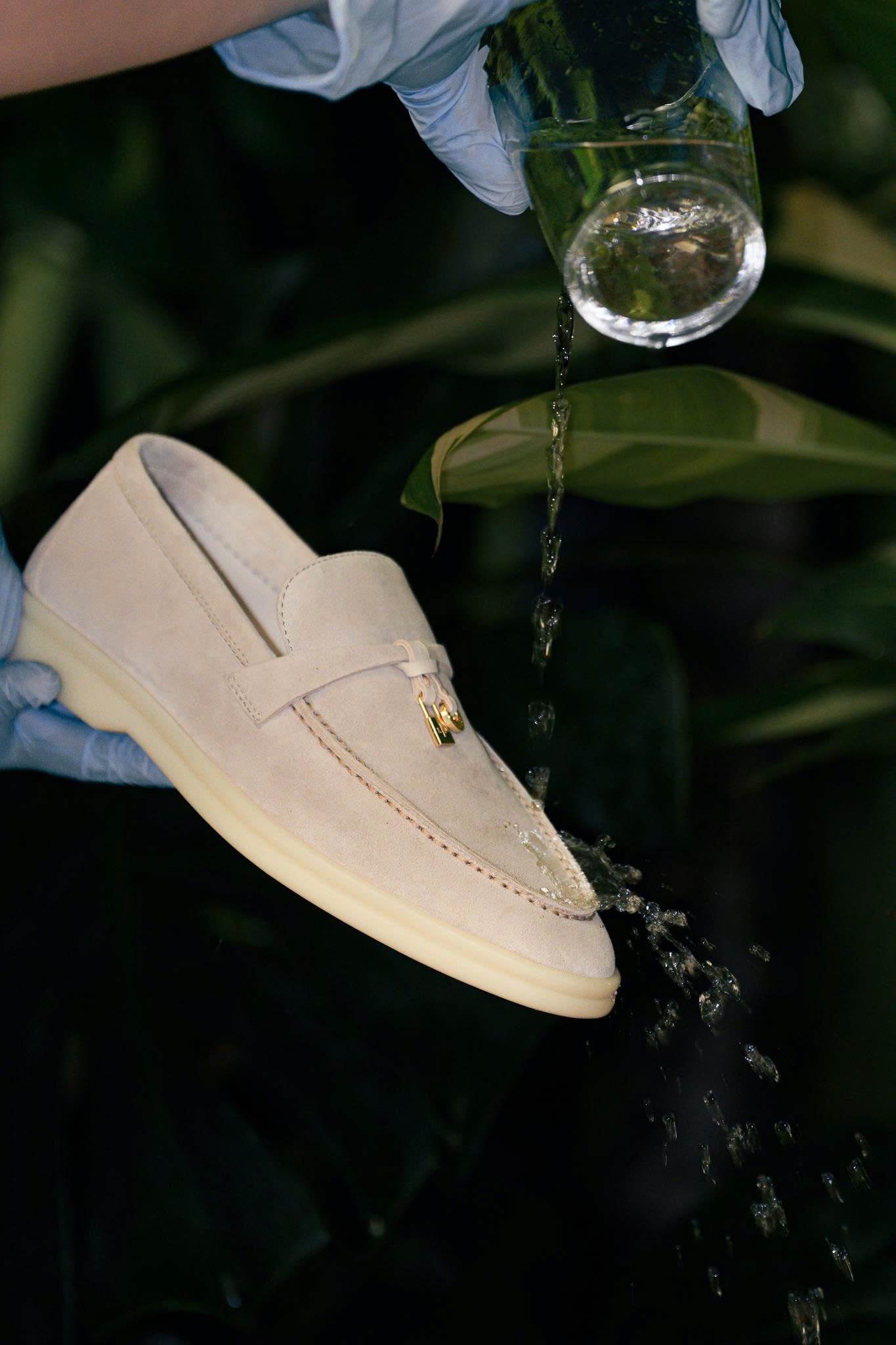 Suede loafer with water — Marcher Saigon